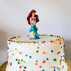 Little Mermaid Birthday Cake Candle